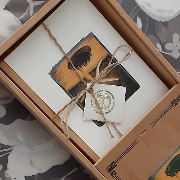 "Starfish" Stationary in wooden Box - Picture 3 of 8